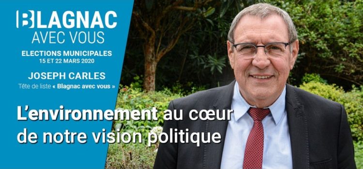 L’environnement au cœur de notre vision politique